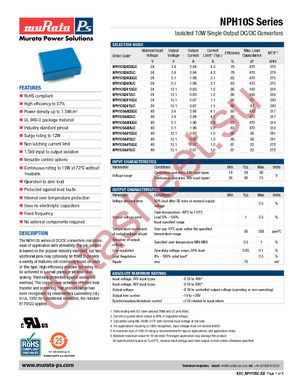 NPH10S2403EIC datasheet  